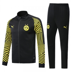 18-19 Borussia Dortmund Black Training Suit (Jacket+Trouser)