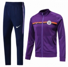 18-19 Manchester City Purple Training Suit (Jacket+Trouser)