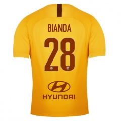 18-19 AS Roma BIANDA 28 Third Soccer Jersey Shirt