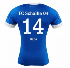 18-19 FC Schalke 04 Baba Rahman 14 Home Soccer Jersey Shirt