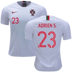 Portugal 2018 World Cup ADRIEN SILVA 23 Away Soccer Jersey Shirt