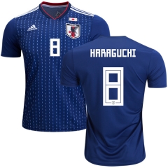 Japan 2018 World Cup GENKI HARAGUCHI 8 Home Soccer Jersey Shirt