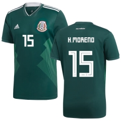 Mexico 2018 World Cup Home HECTOR MORENO 15 Soccer Jersey Shirt