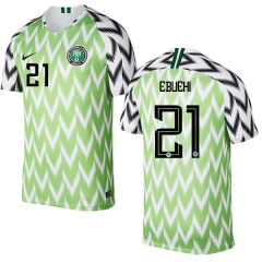 Nigeria Fifa World Cup 2018 Home Tyronne Ebuehi 21 Soccer Jersey Shirt