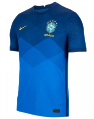 Player Version 2020/2021 Copa America Brazil Away Soccer Jersey Shirt