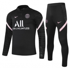 21-22 PSG Black Training Top and Pants