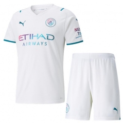 21-22 Manchester City Away Soccer Uniforms