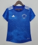 Women 22-23 Cruzeiro Home Soccer Jersey Shirt
