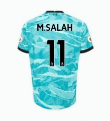 Mohamed Salah 11 Liverpool 20-21 Away Soccer Jersey Shirt