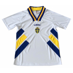 Retro Sweden 94-96 Away Soccer Jersey Shirt