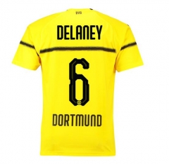 18-19 Borussia Dortmund Delaney 6 Cup Home Soccer Jersey Shirt