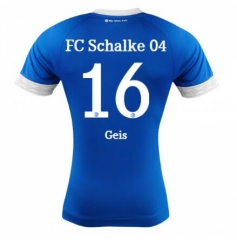 18-19 FC Schalke 04 Johannes Geis 16 Home Soccer Jersey Shirt