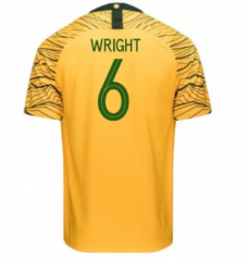 Australia 2018 FIFA World Cup Home Bailey Wright Soccer Jersey Shirt