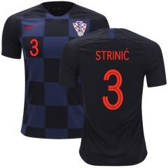Croatia 2018 World Cup Away IVAN STRINIC 3 Soccer Jersey Shirt