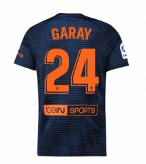 18-19 Valencia GARAY 24 Away Soccer Jersey Shirt