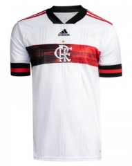 20-21 CR Flamengo White Away Soccer Jersey Shirt