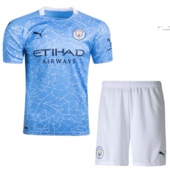 20-21 Manchester City Home Soccer Uniforms