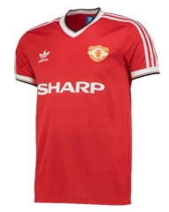 Retro 82-84 Manchester United Home Soccer Jersey Shirt