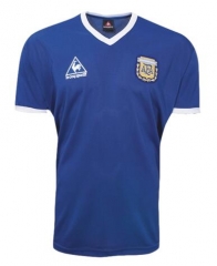 Retro 1986 Argentina Away Soccer Jersey Shirt