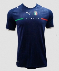 2021 Euro Italy Navy Goalkeeper Soccer Jersey Shirt