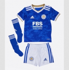 Children 21-22 Leicester City Home Soccer Full Kits