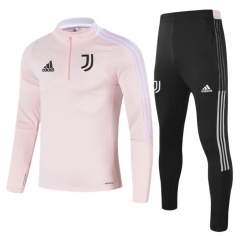 21-22 Juventus Pink Training Top and Pants