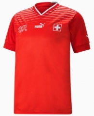 2022 World Cup Kit Switzerland Home Soccer Jersey
