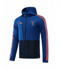 20-21 Juventus Blue Windbreaker Jacket