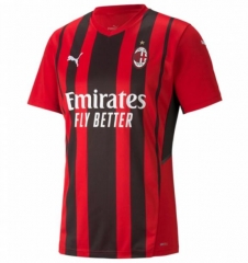 Player Version 21-22 AC Milan Home Soccer Jersey Shirt