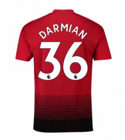 18-19 Manchester United Darmian 36 Home Soccer Jersey Shirt