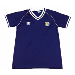 Retro 82-85 Scotland Home Soccer Jersey Shirt