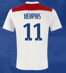 18-19 Olympique Lyonnais MEMPHIS 11 Home Soccer Jersey Shirt