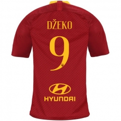 18-19 AS Roma DZEKO 9 Home Soccer Jersey Shirt