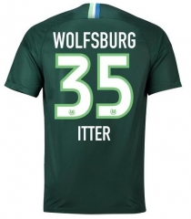 18-19 VfL Wolfsburg ITTER 35 Home Soccer Jersey Shirt