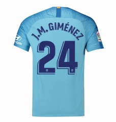 18-19 Atletico Madrid J.M. Giménez 24 Away Soccer Jersey Shirt