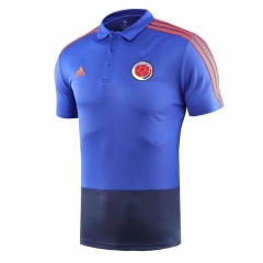 Colombia 2018 World Cup Blue Polo Shirt