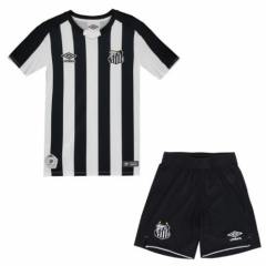 Children 19-20 Santos FC Away Soccer Kit (Shirt + Shorts)