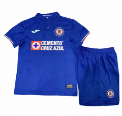 Children 19-20 Cruz Azul Home Soccer Kit (Shirt + Shorts)