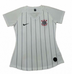Women 19-20 SC Corinthians Home Soccer Jersey Shirt