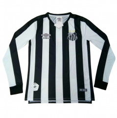 19-20 Santos FC Long Sleeve Away Soccer Jersey Shirt