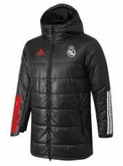21-22 Real Madrid Black Long Winter Jacket