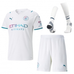 21-22 Manchester City Away Soccer Full Kits