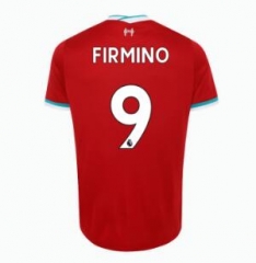 Roberto Firmino 9 Liverpool 20-21 Home Soccer Jersey Shirt