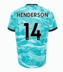 Jordan Henderson 14 Liverpool 20-21 Away Soccer Jersey Shirt