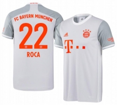 Marc Roca 22 Bayern Munich 20-21 Away Soccer Jersey Shirt