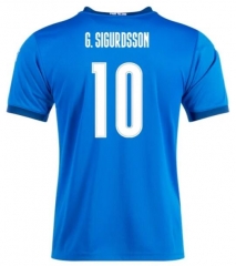 GYLFI SIGURDSSON #10 2020 EURO Iceland Home Cheap Soccer Jerseys Shirt