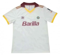 Retro 91-92 Roma Away Soccer Jersey Shirt