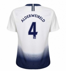 18-19 Tottenham Hotspur ALDERWEIRELD 4 Home Soccer Jersey Shirt