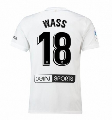 18-19 Valencia WASS 18 Home Soccer Jersey Shirt