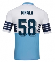 18-19 Lazio MINALA 58 Home Soccer Jersey Shirt